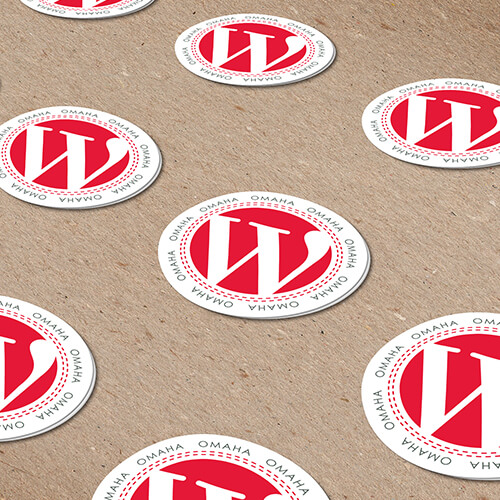 WordCamp Omaha, stickers