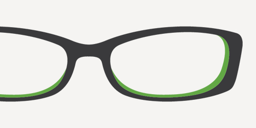 eye glasses brand mark