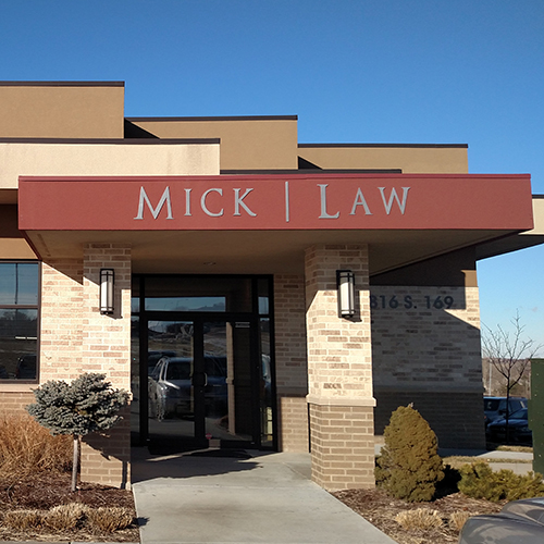 law office sign, omaha signage