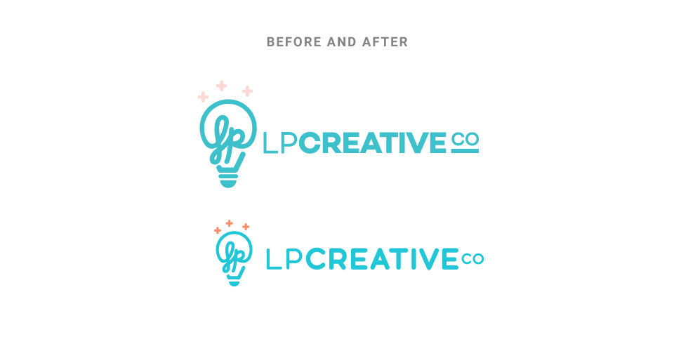 before and after logo