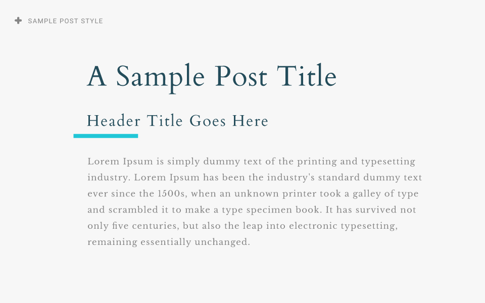 sample post type