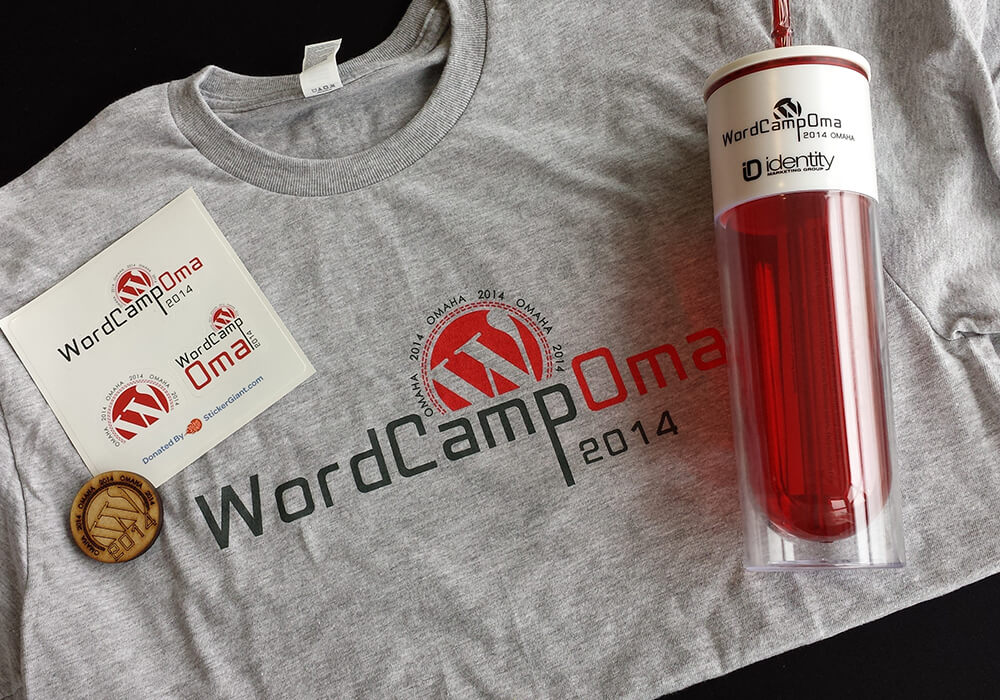 wordcamp Omaha promotional materials