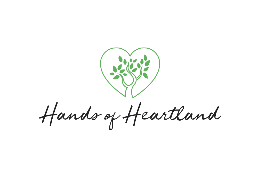 Logo design, Hands of Heartland