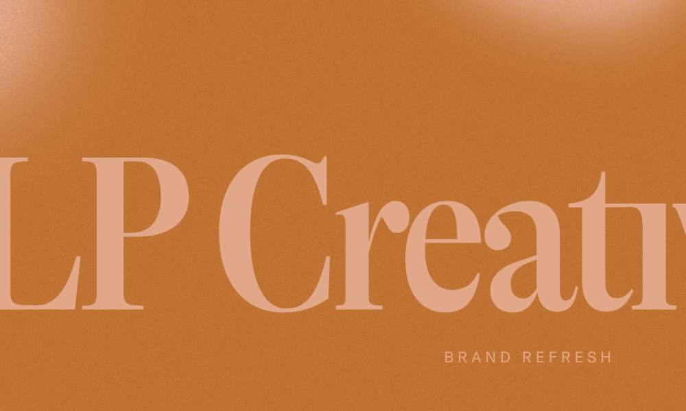 Brand refresh logo for LP Creative Co.